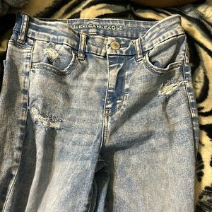 American eagle jeans regular fit size 6 worn once